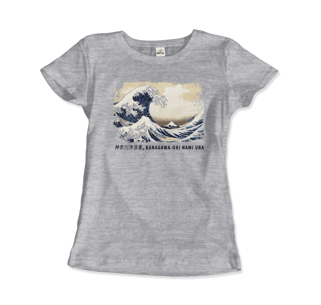 Hokusai - The Great Wave off Kanagawa Artwork T-Shirt-15