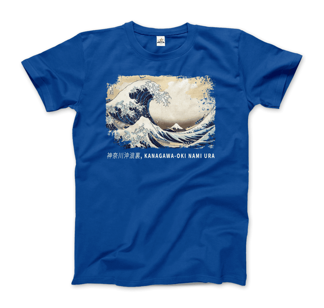 Hokusai - The Great Wave off Kanagawa Artwork T-Shirt-11