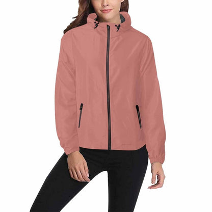 Tiger Lily Pink Hooded Windbreaker Jacket - Men / Women | IAA | inQue.Style