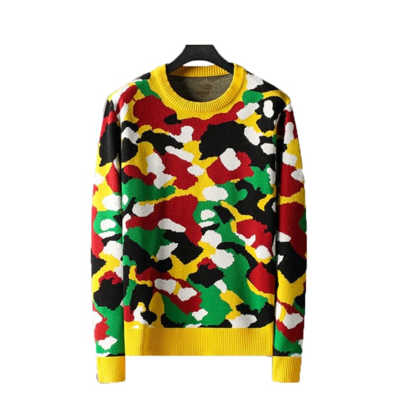 TUCS Camo Pattern Sweater | The Urban Clothing Shop™