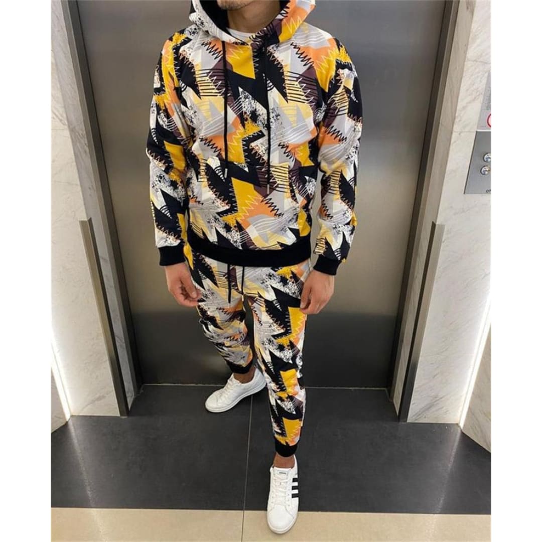 TUCS Cartoon Printed Hoodie Sweatsuit | The Urban Clothing Shop™