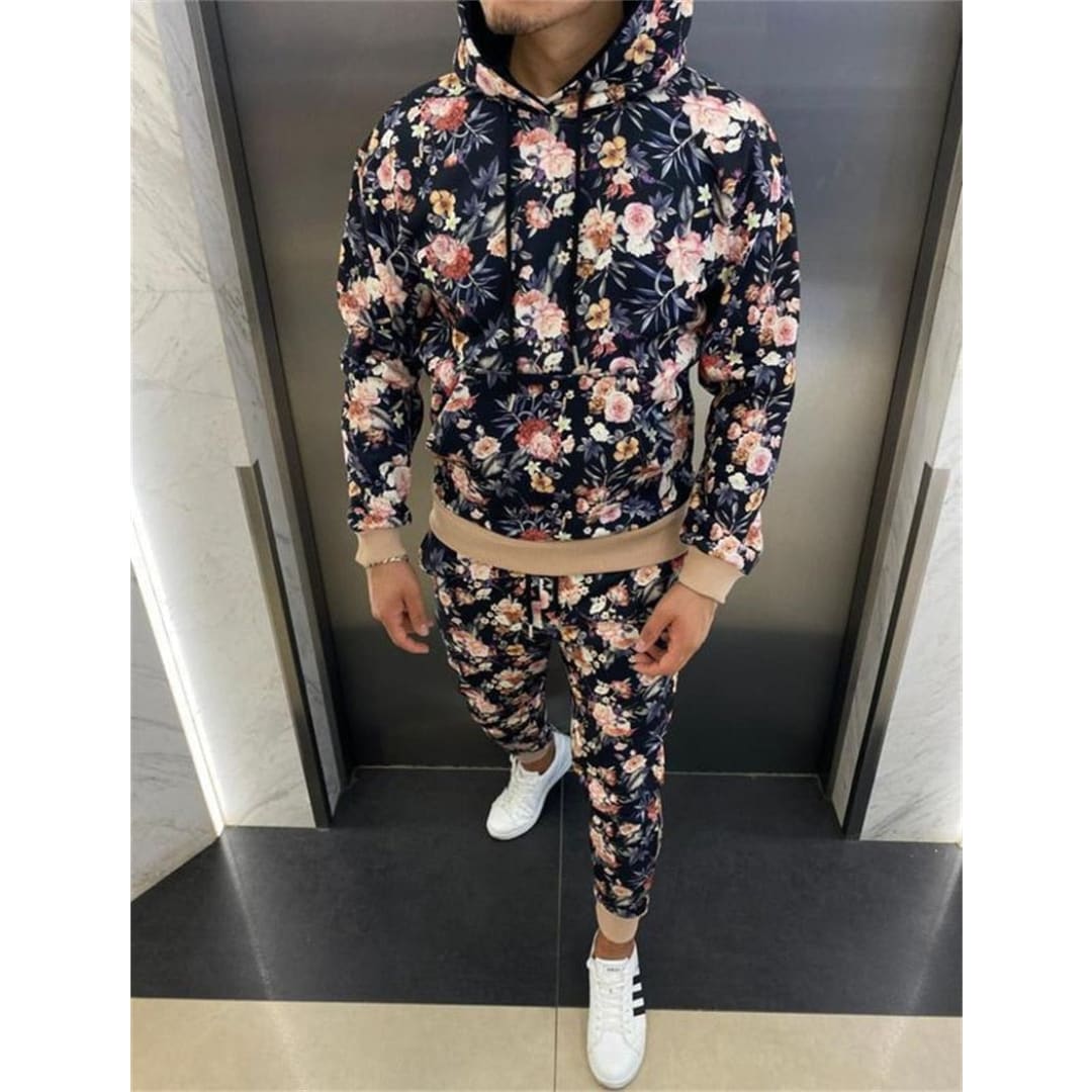 TUCS Cartoon Printed Hoodie Sweatsuit | The Urban Clothing Shop™