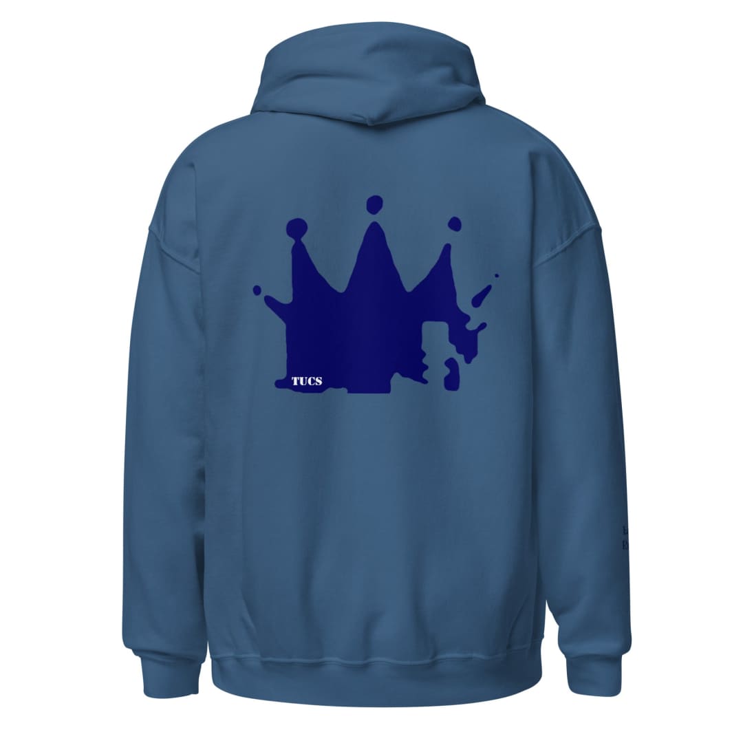 TUCS Crowned Unisex Hoodie - Indigo | The Urban Clothing Shop™