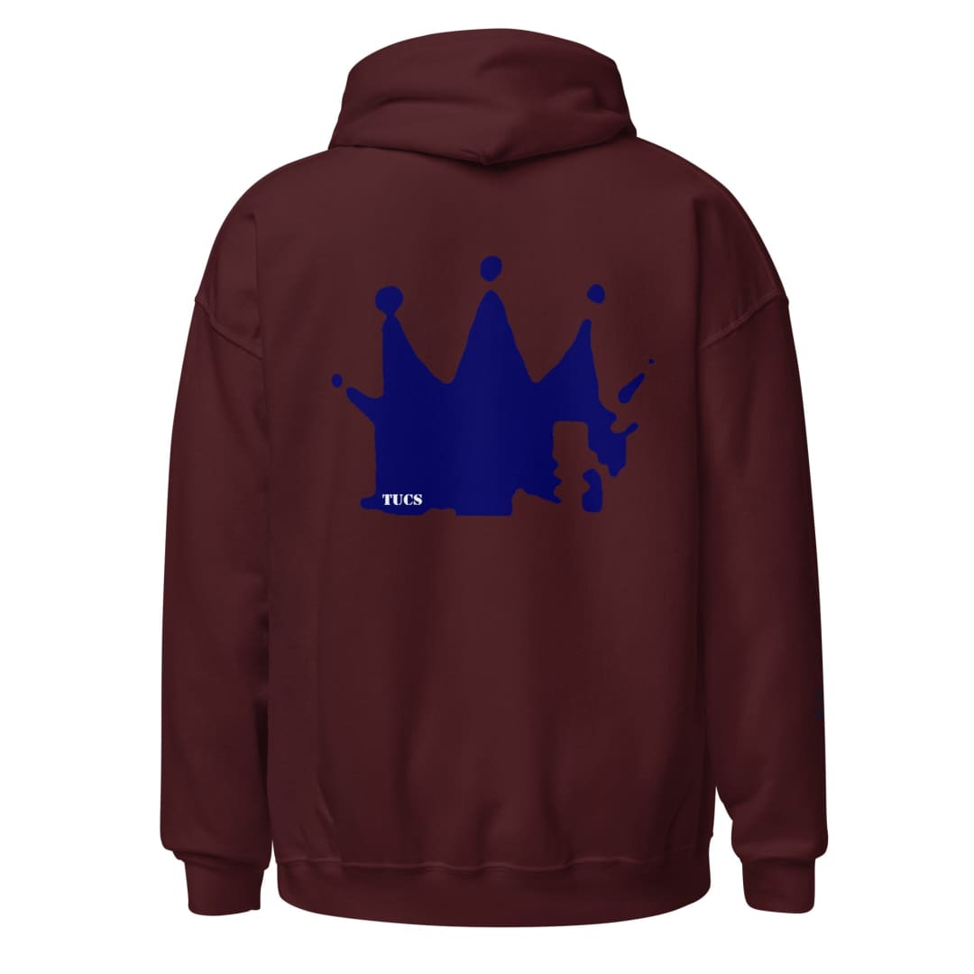 TUCS Crowned Unisex Hoodie - Indigo | The Urban Clothing Shop™