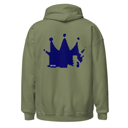 TUCS Crowned Unisex Hoodie - Indigo | The Urban Clothing Shop™