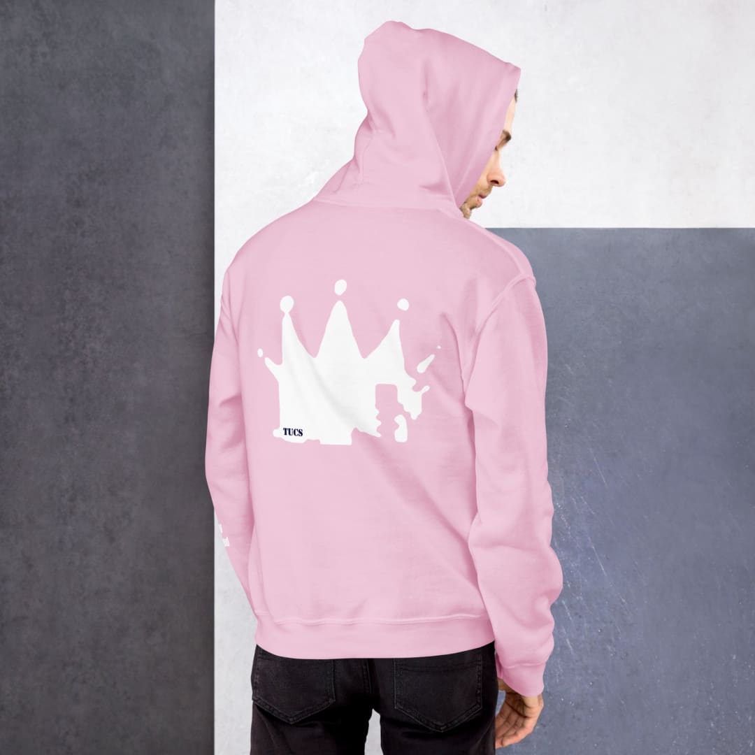 TUCS Crowned Unisex Hoodie - White | The Urban Clothing Shop™