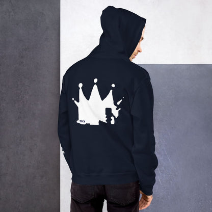 TUCS Crowned Unisex Hoodie - White | The Urban Clothing Shop™