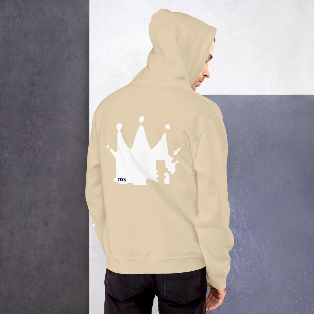 TUCS Crowned Unisex Hoodie - White | The Urban Clothing Shop™