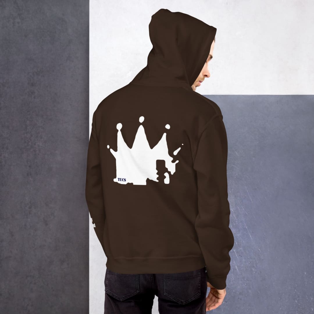 TUCS Crowned Unisex Hoodie - White | The Urban Clothing Shop™