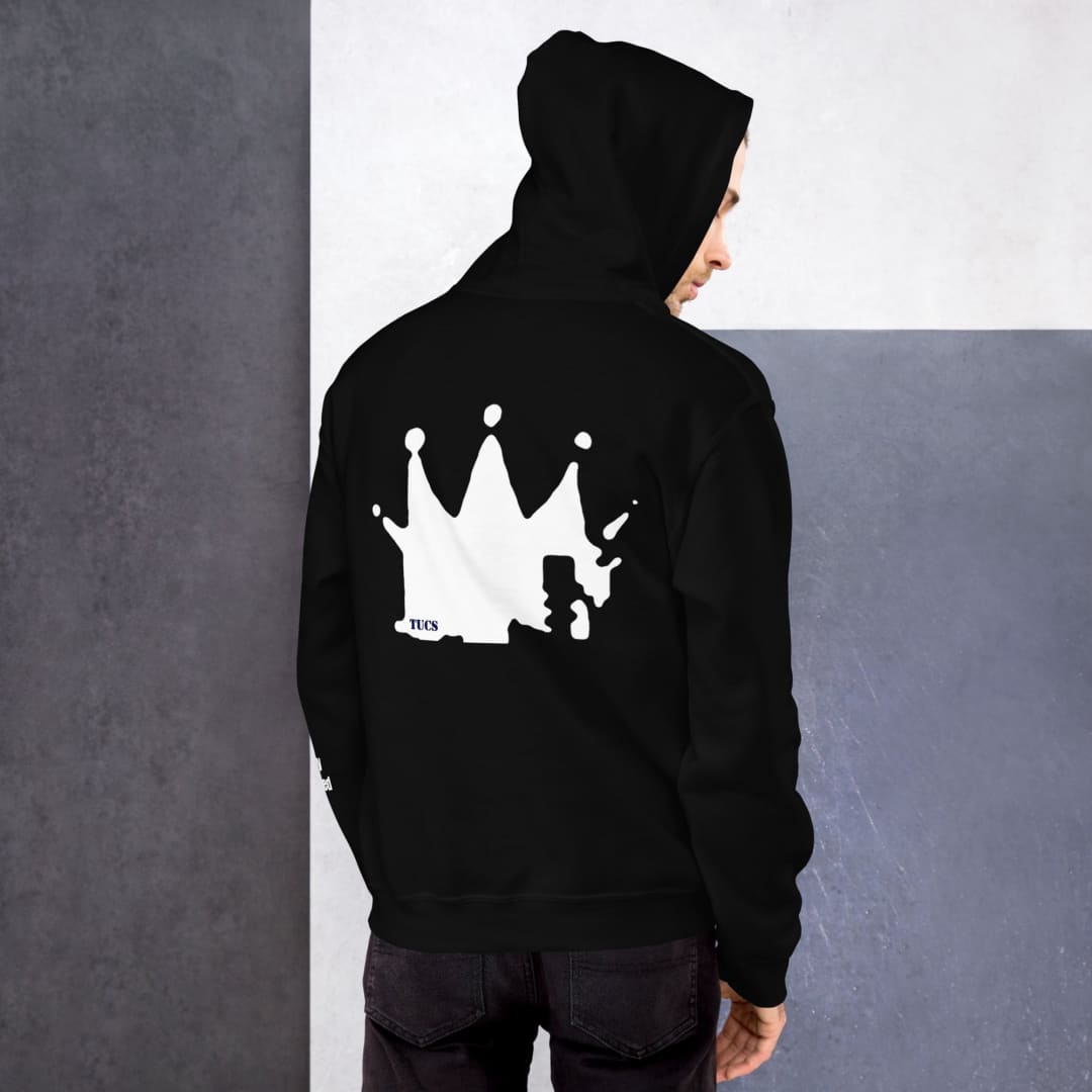 TUCS Crowned Unisex Hoodie - White | The Urban Clothing Shop™