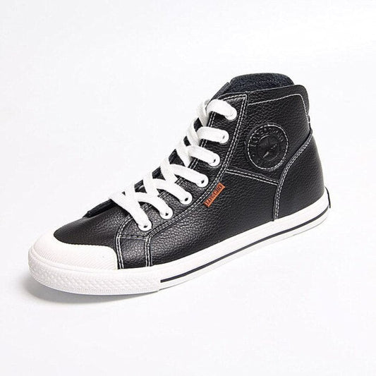 TUCS High Top Leather Casual Sneakers | The Urban Clothing Shop™