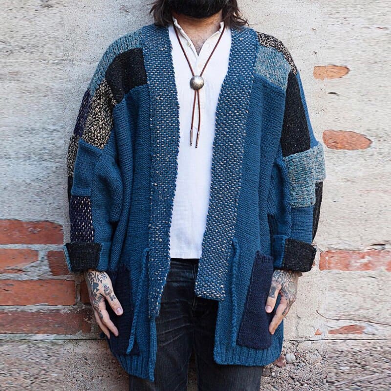 TUCS Kimono Plaid Crochet Cardigan Robe | The Urban Clothing Shop™