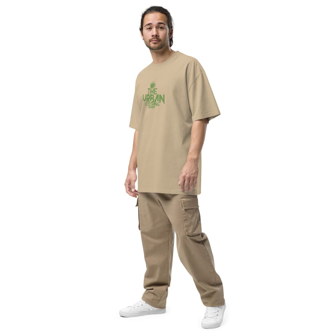 TUCS Oversized Faded T-Shirt - Kiwi | The Urban Clothing Shop™