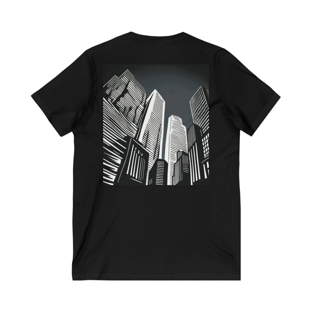 TUCS: Skylines Essential V-Neck Jersey Tee | The Urban Clothing Shop™