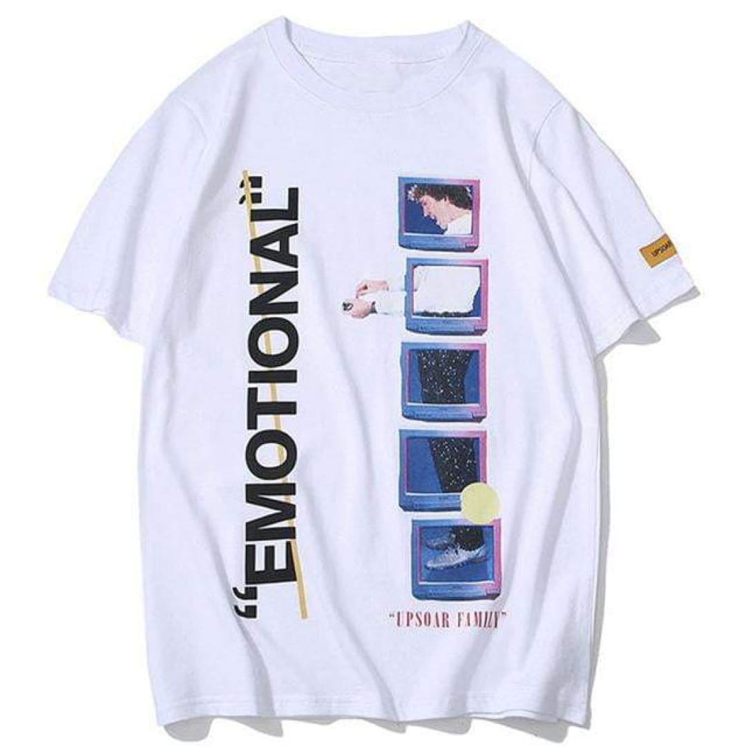 UPSOAR FAMILY ’Emotional’ Printed T-Shirt | The Urban Clothing Shop™