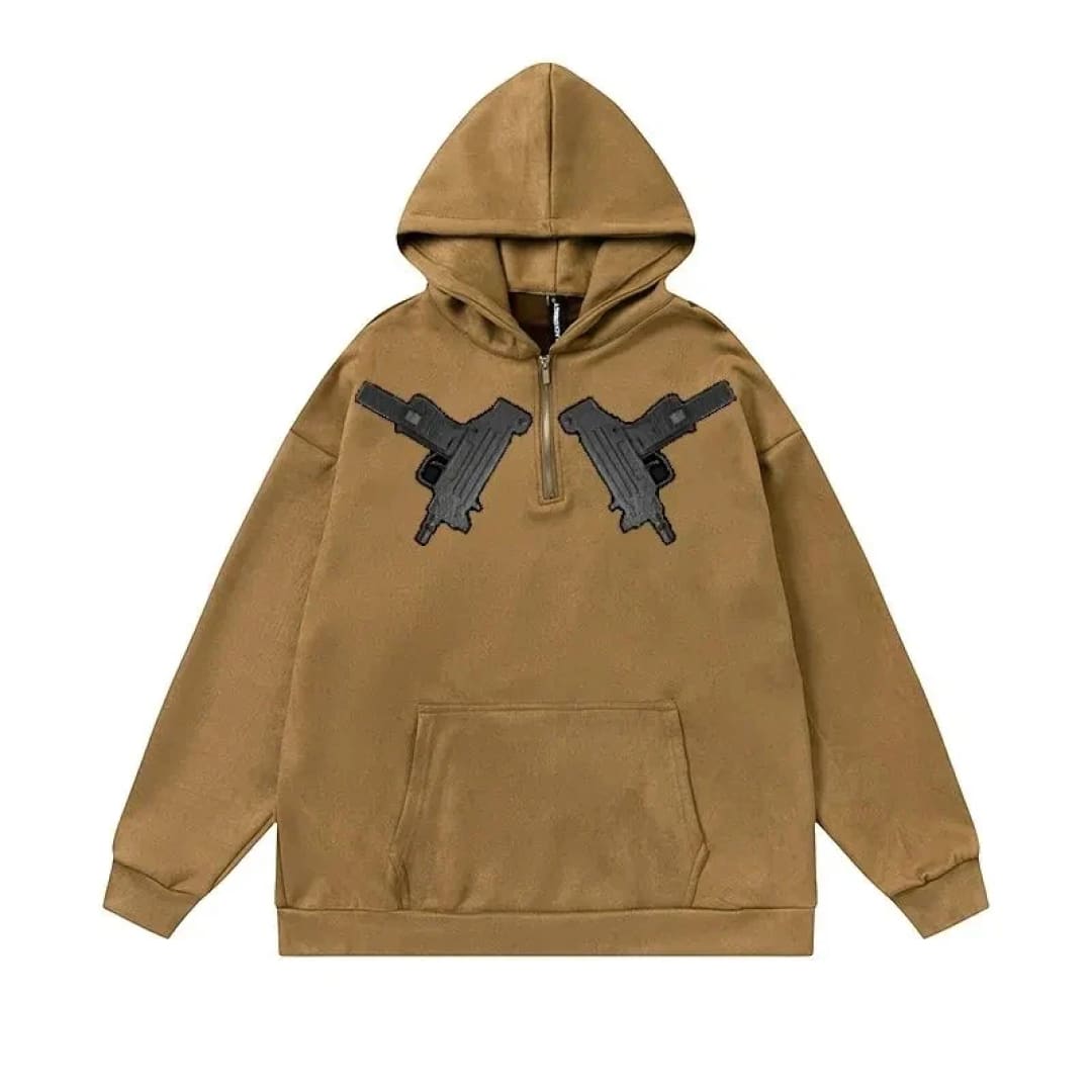Urban Armory Half-Zip Hooded Sweatshirt | The Urban Clothing Shop™