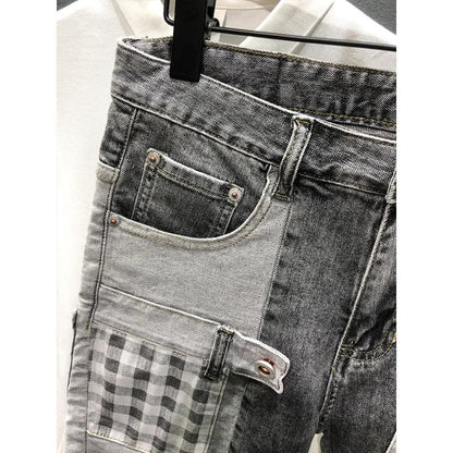 Urban Patchwork Denim Shorts | The Urban Clothing Shop™