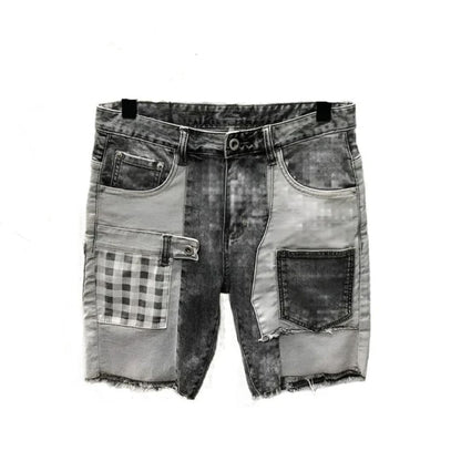 Urban Patchwork Denim Shorts | The Urban Clothing Shop™