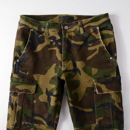 Urban Survivor: Punk Style Camouflaged Jeans | The Clothing Shop™