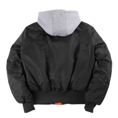 UrbanForce: Oversized MA-1 Hooded Military Jacket | The Urban Clothing Shop™