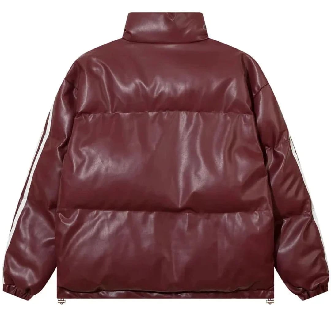 Varsity-Inspired Faux Leather Jacket | The Urban Clothing Shop™