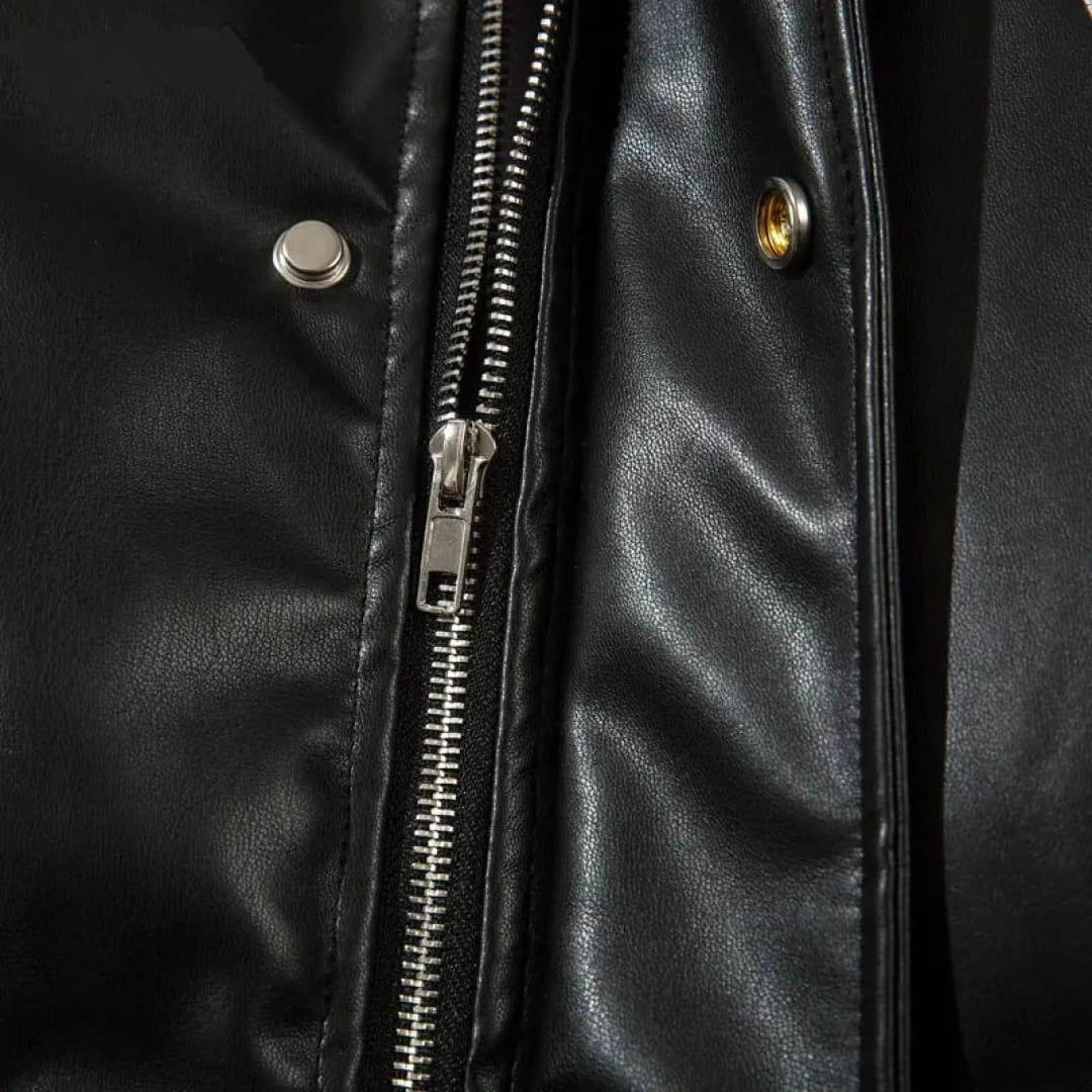 Varsity - Inspired Faux Leather Jacket | The Urban Clothing Shop™