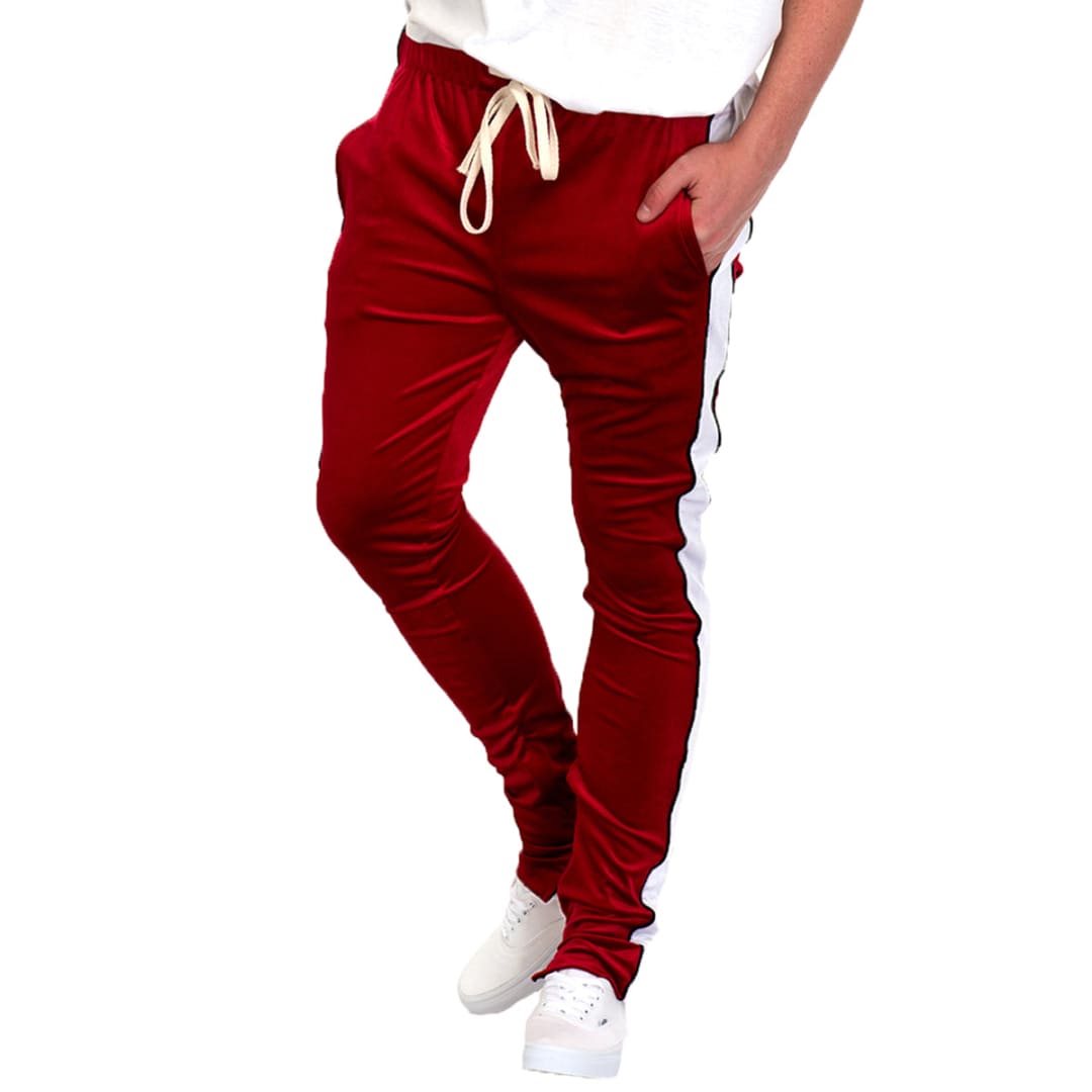 Velour Pipe Track Pants | The Urban Clothing Shop™