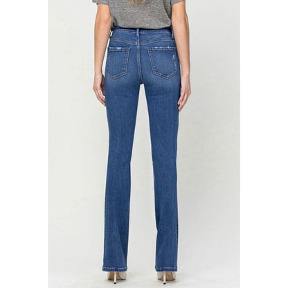 Vervet by Flying Monkey High Waist Bootcut Jeans | The Urban Clothing Shop™