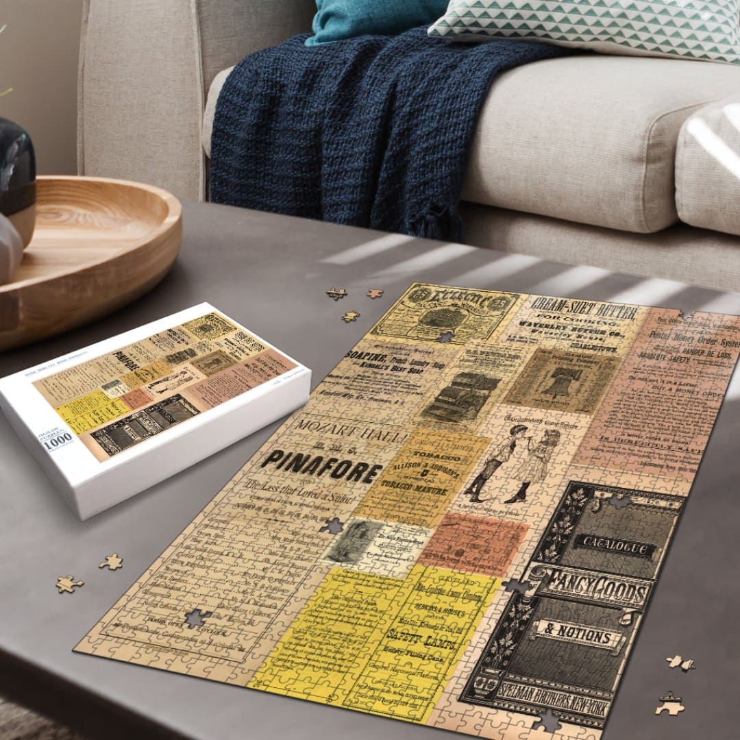 Vintage Newspaper Jigsaw Puzzle | The Urban Clothing Shop™