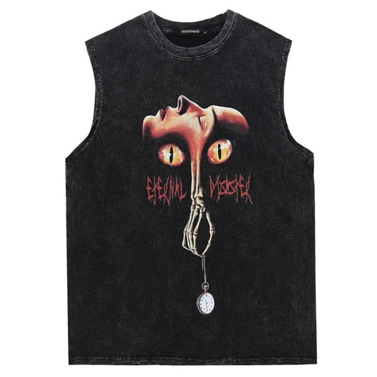 Vintage Skull Eyes Tank Top | The Urban Clothing Shop™