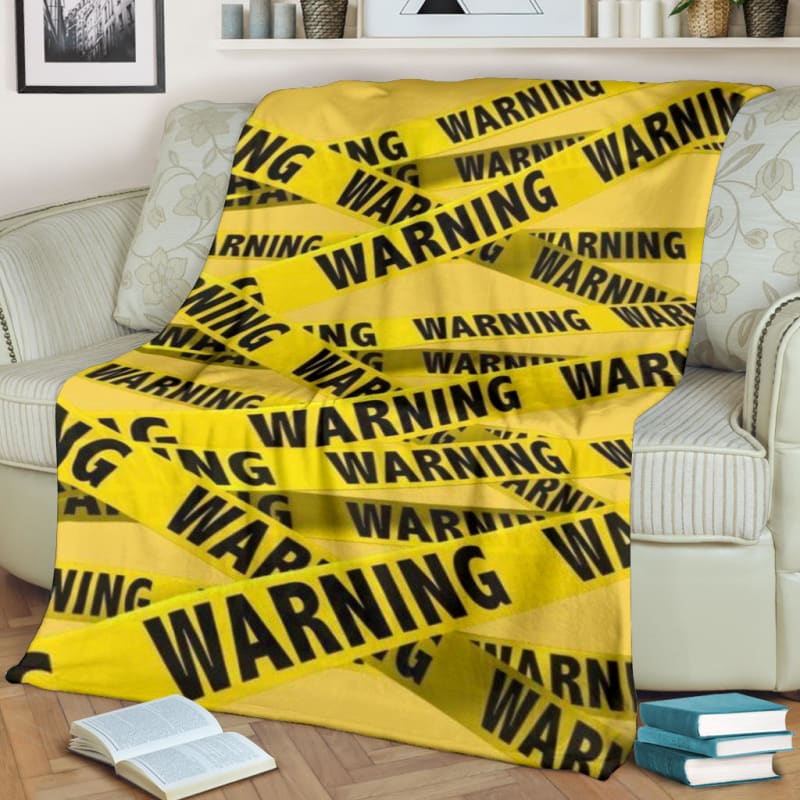 WARNING Premium Blanket | The Urban Clothing Shop™