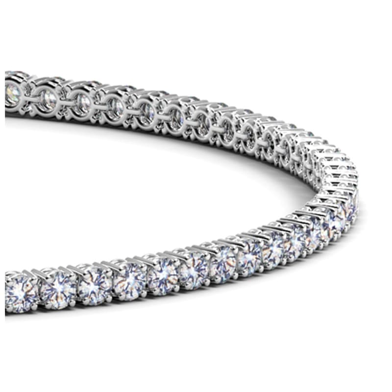 14k White Gold Round Diamond Tennis Bracelet (2 cttw) | Richard Cannon Jewelry