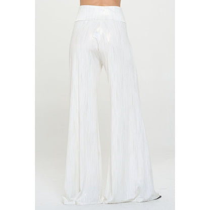 Wide Leg Pants with Gold Foil Detail | The Urban Clothing Shop™