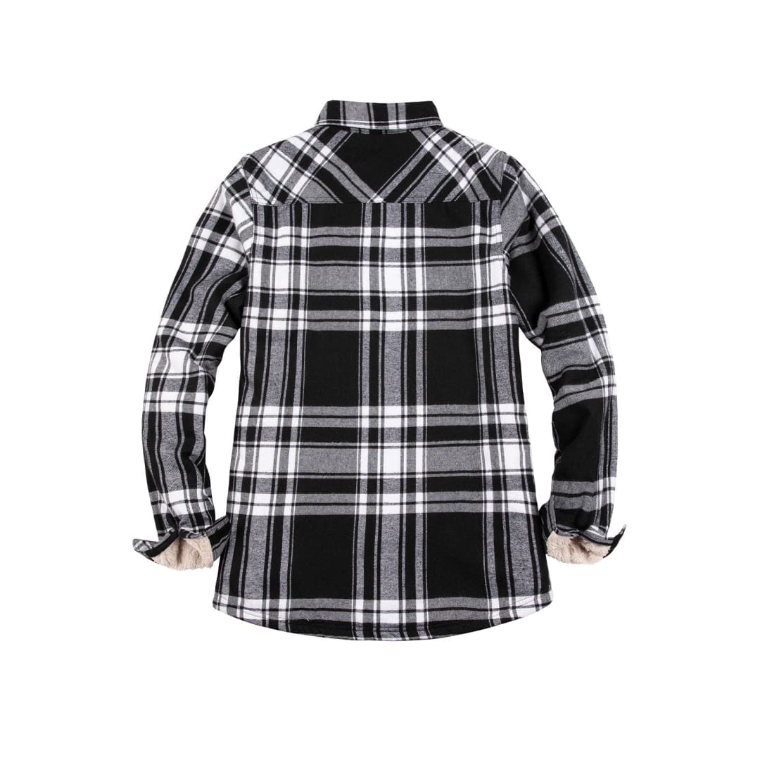 Women’s Flannel Shirt Jacket,Sherpa-Lined Plaid | FlannelGo