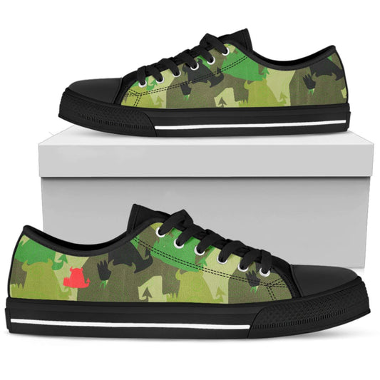 Women’s Low Tops - Forest Fun - Black Sole Sneakers | The Urban Clothing Shop™