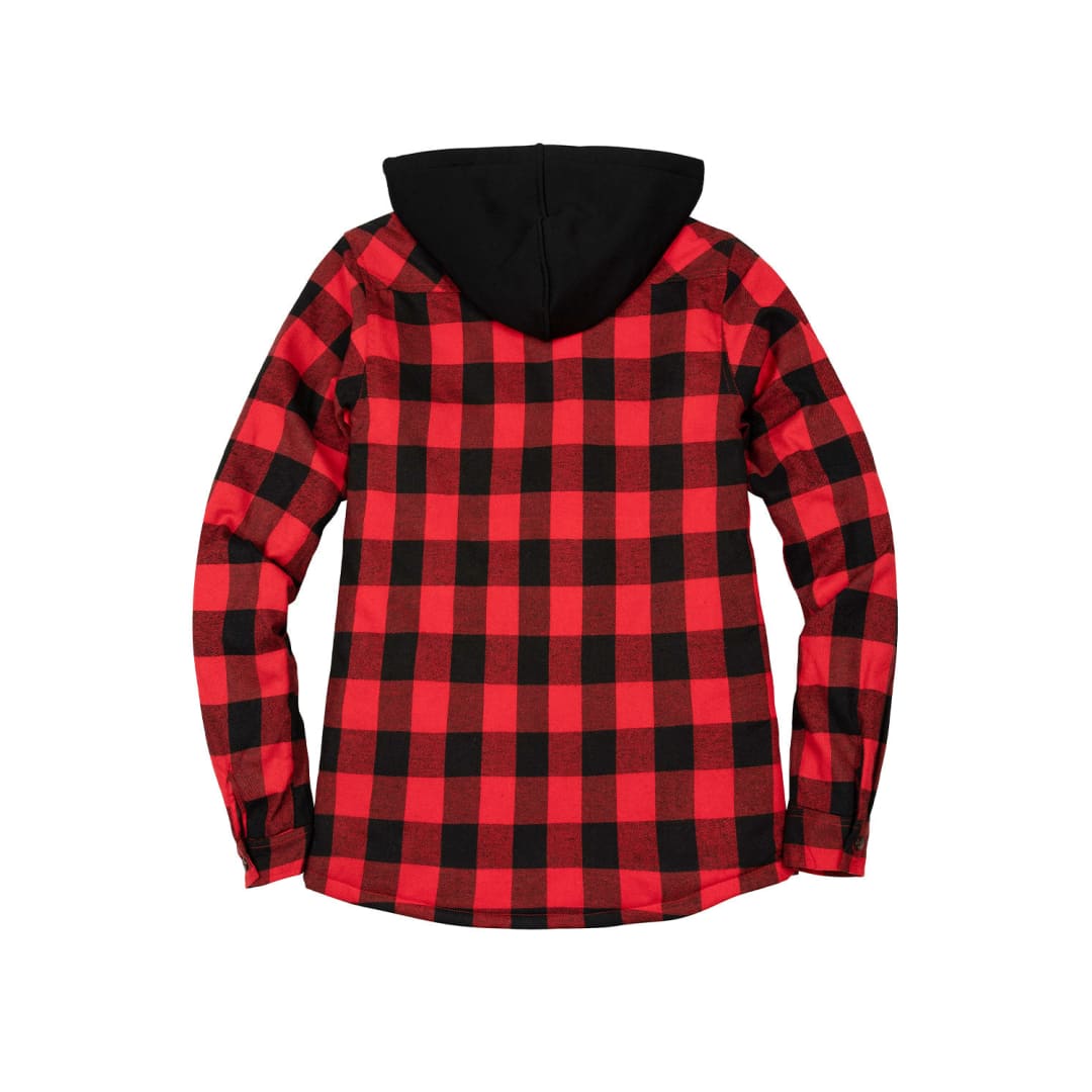 Women’s Matching Family Buffalo Red Quilted Lined Flannel Hoodie | FlannelGo