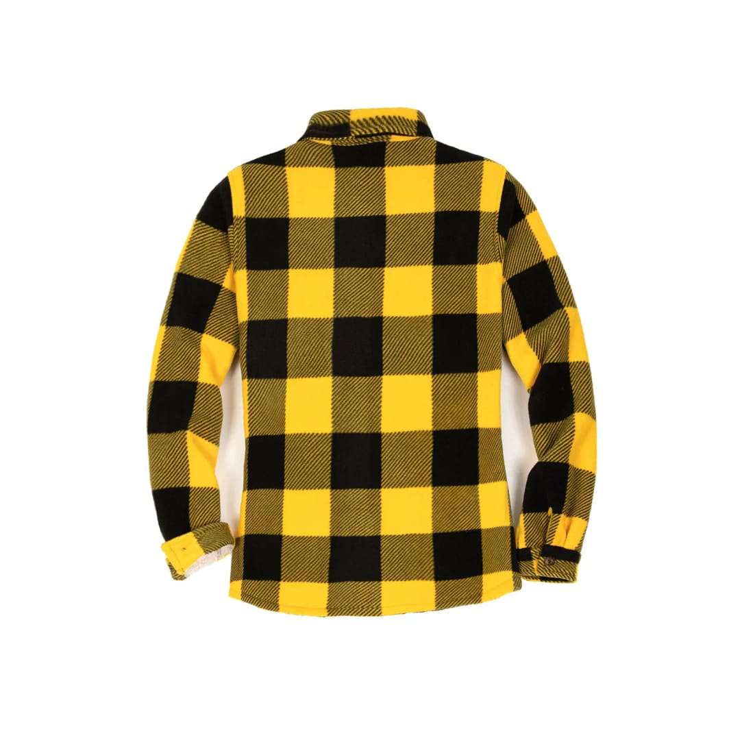 Women’s Matching Family Button Up Yellow Plaid Jacket | FlannelGo