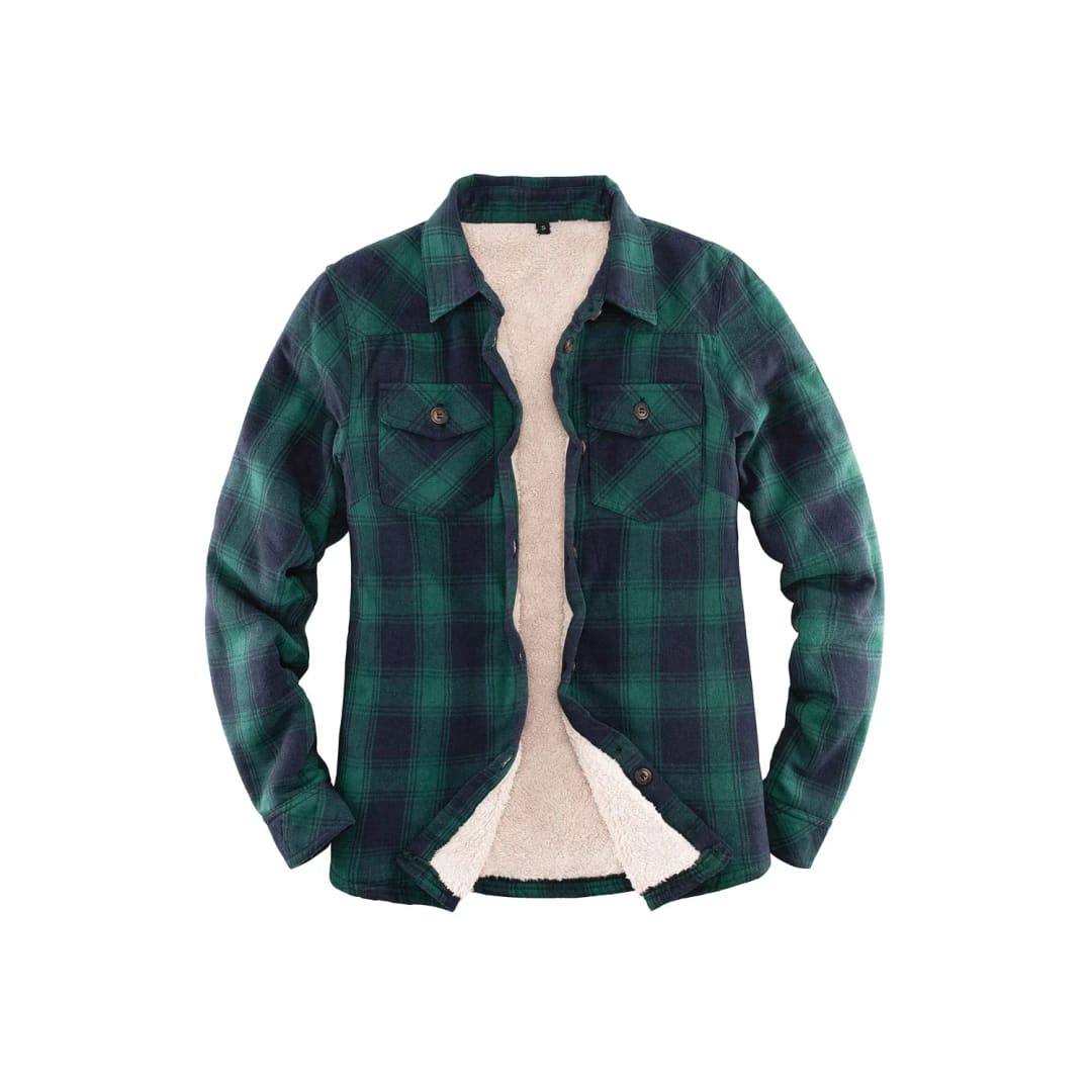 Women’s Matching Family Green Plaid Flannel Shirt Jacket | FlannelGo
