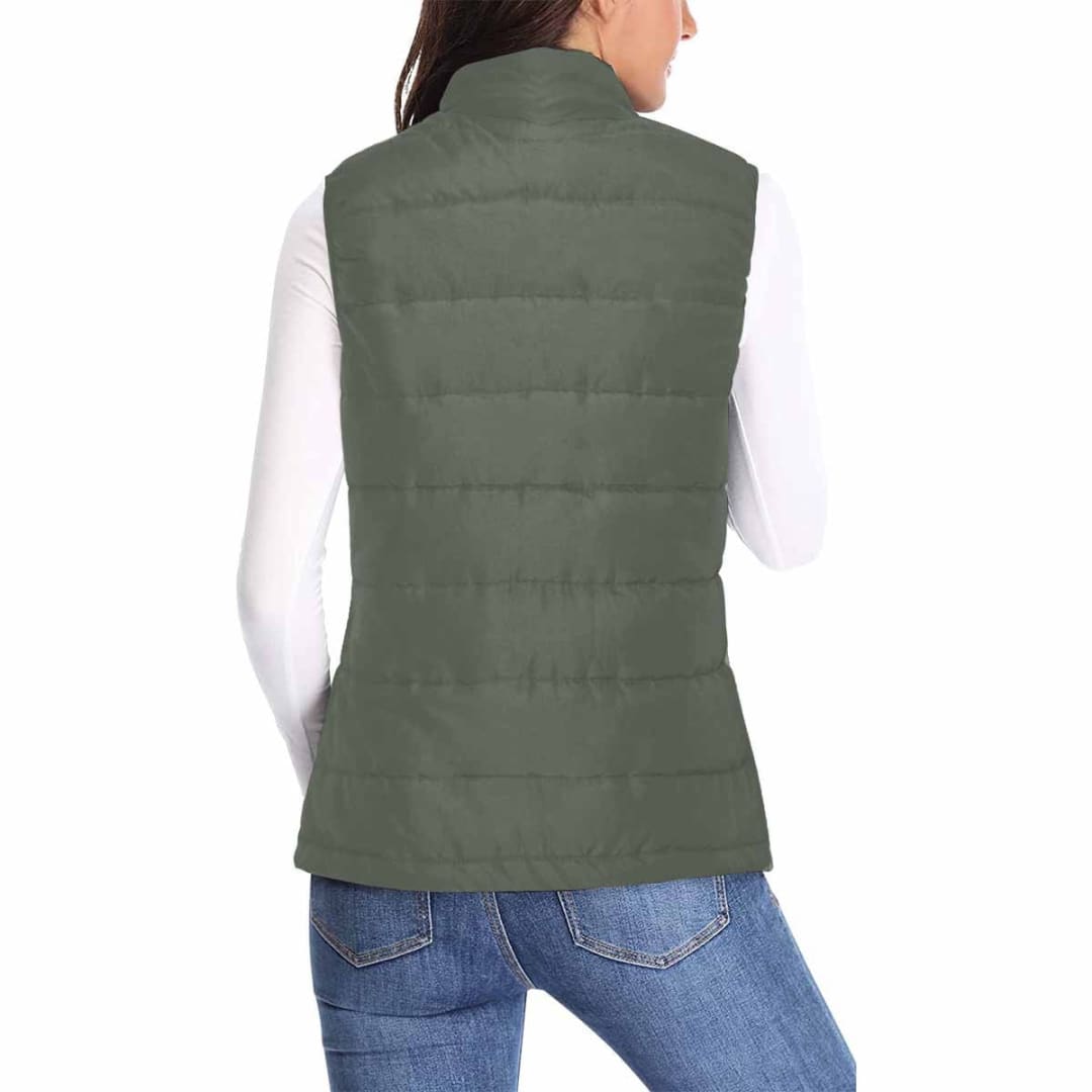 Womens Puffer Vest Jacket / Ebony Black | IAA | inQue.Style