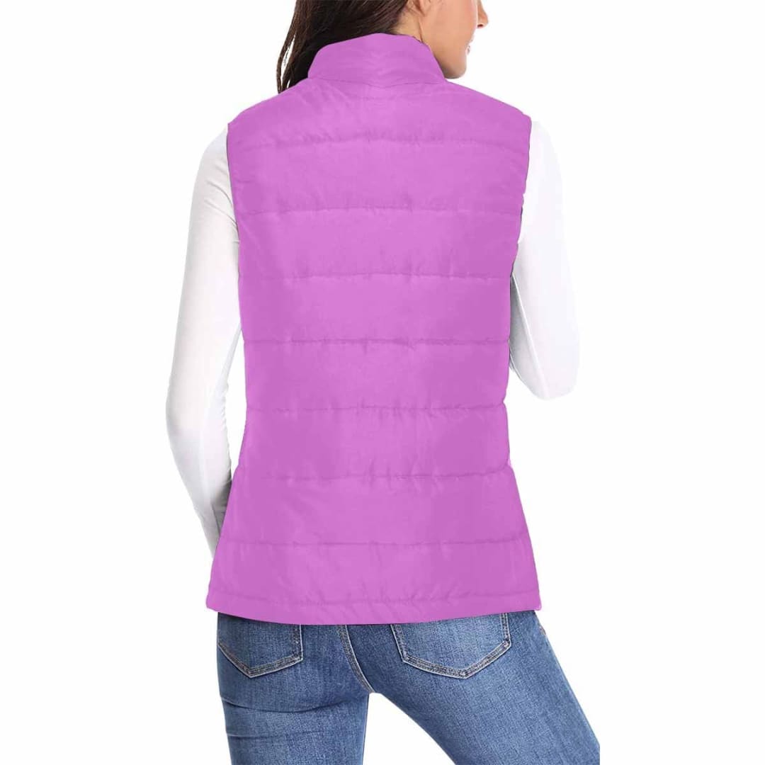 Womens Puffer Vest Jacket / Orchid Purple | IAA | inQue.Style