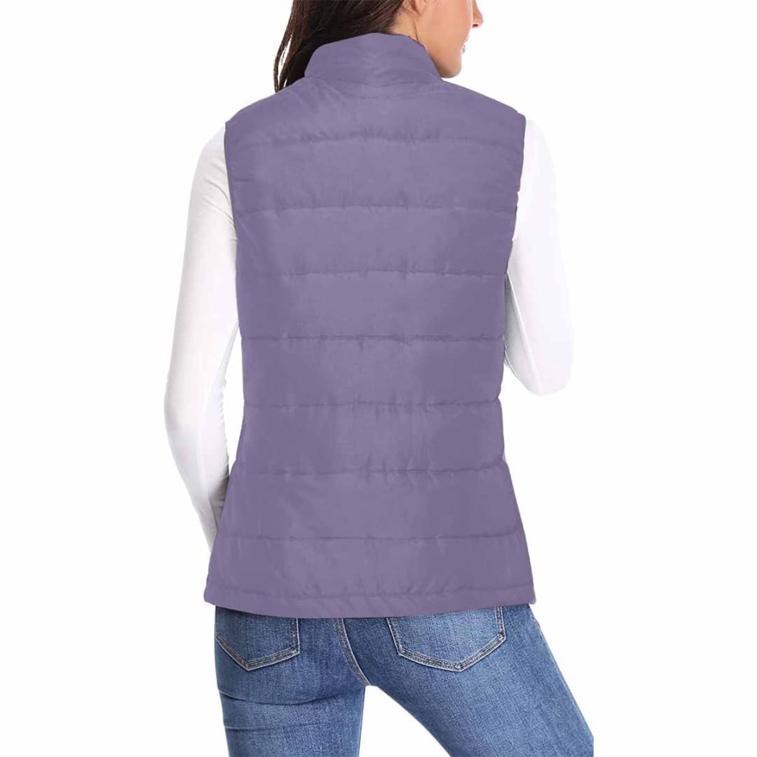 Womens Puffer Vest Jacket / Purple Haze | IAA | inQue.Style