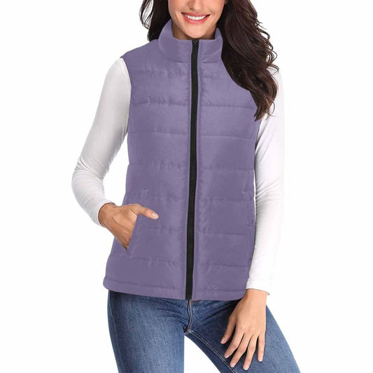 Womens Puffer Vest Jacket / Purple Haze | IAA | inQue.Style