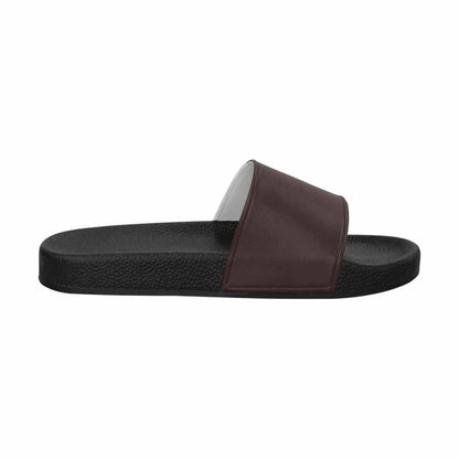 Womens Slide Sandals Carafe Brown | IAA | inQue.Style