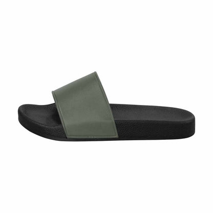 Womens Slide Sandals Ebony Black | IAA | inQue.Style