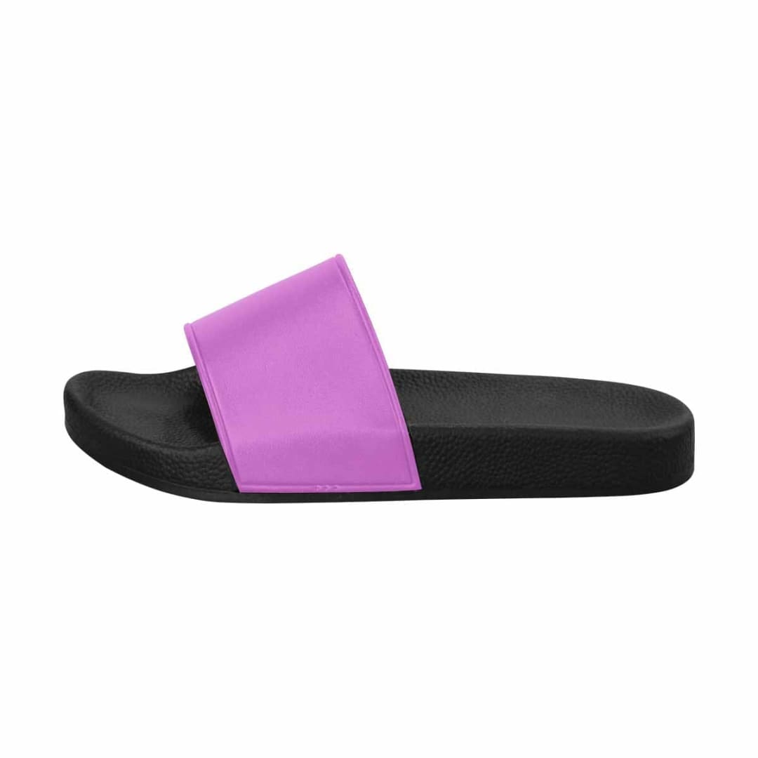 Womens Slide Sandals Orchid Purple | IAA | inQue.Style