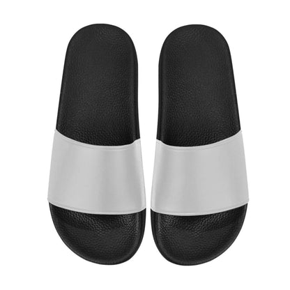 Womens Slides Flip Flop Sandals Light Gray | IAA | inQue.Style