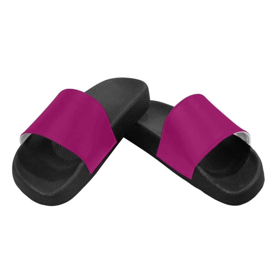 Womens Slides Flip Flop Sandals Purple | IAA | inQue.Style