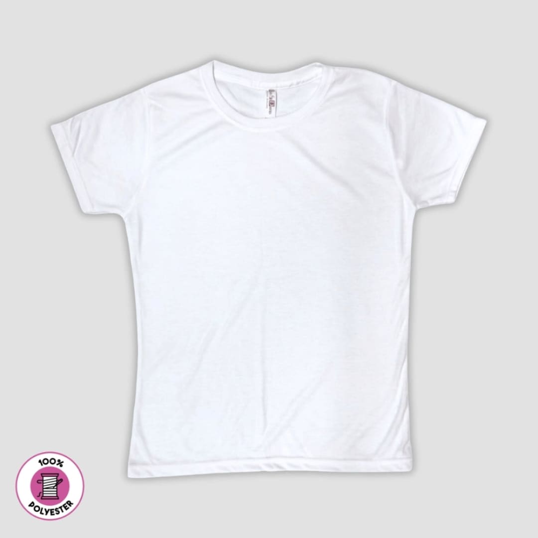 Women’s White T-Shirts – 100% Polyester | The Urban Clothing Shop™