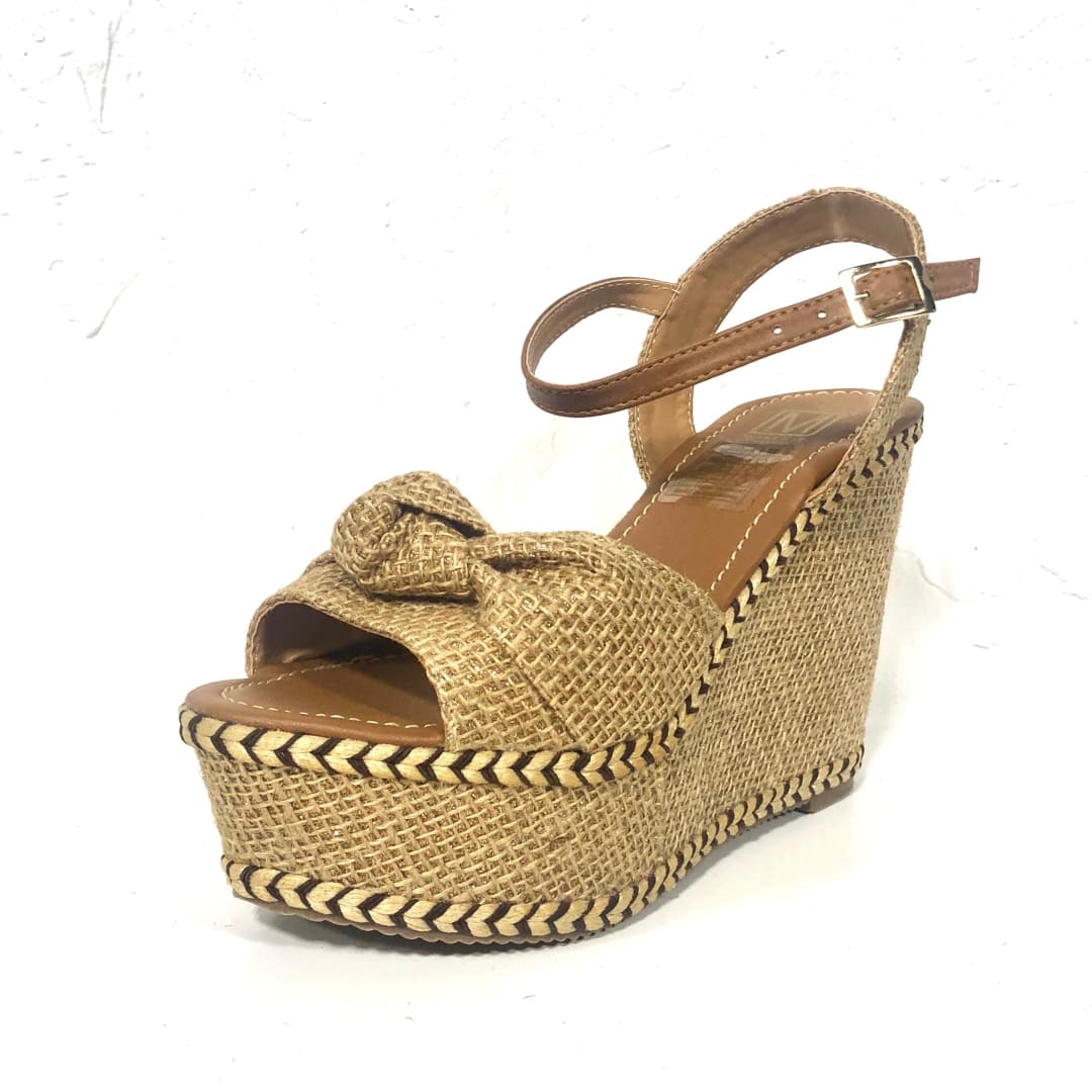 Xiomara Natural Wedges Heels Shoes | Maker’s