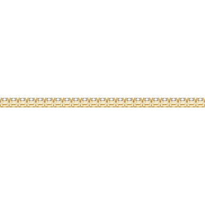 14k Yellow Gold Round Diamond Tennis Bracelet (2 cttw) | Richard Cannon Jewelry